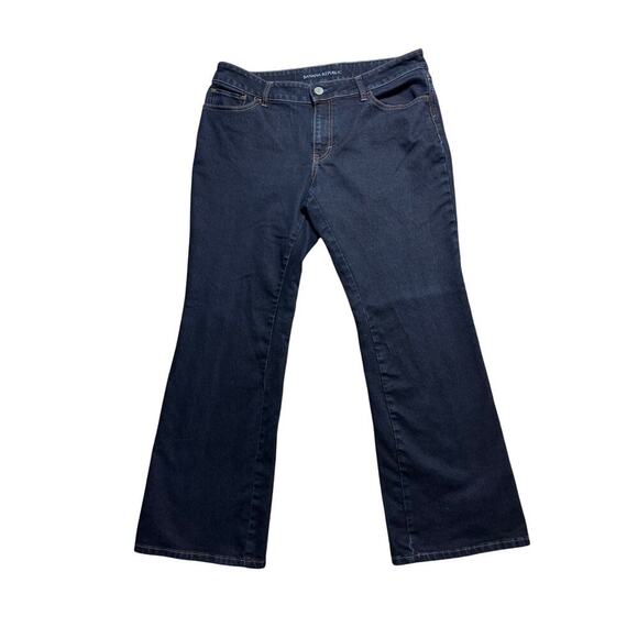 BANANA REPUBLIC Woman's Jeans/Pants 32P (Petite) Curvy Boot Cut, Dark Blue - Picture 1 of 9